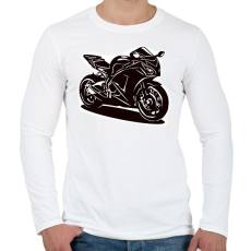 PRINTFASHION cbr firebla - Férfi hosszú ujjú póló - Fehér