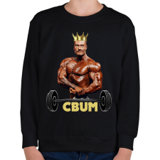 PRINTFASHION Cbum - Gyerek pulóver - Fekete gyerek pulóver, kardigán