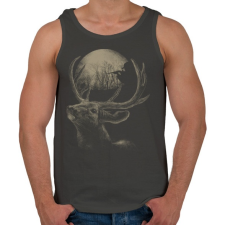 PRINTFASHION Célkereszt - Férfi atléta - Sötétszürke atléta, trikó