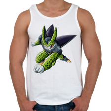 PRINTFASHION Cell - Férfi atléta - Fehér atléta, trikó