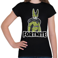 PRINTFASHION Cell - fortnite - Női póló - Fekete