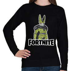 PRINTFASHION Cell - fortnite - Női pulóver - Fekete