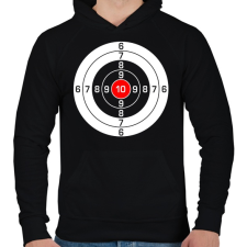PRINTFASHION celtabla - Férfi kapucnis pulóver - Fekete férfi pulóver, kardigán