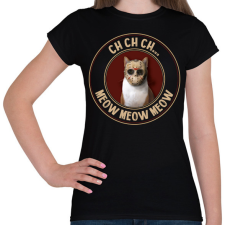 PRINTFASHION Ch ch ch... - Női póló - Fekete női póló