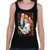 PRINTFASHION Chainsaw man - Női atléta - Fekete