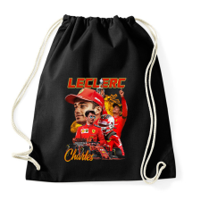 PRINTFASHION Charles Leclerc Forma 1 - Sportzsák, Tornazsák - Fekete tornazsák