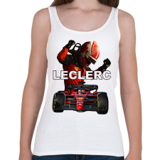PRINTFASHION Charles Leclerc - Női atléta - Fehér női trikó
