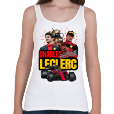 PRINTFASHION Charles Leclerc - Női atléta - Fehér