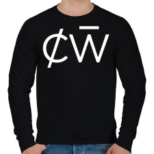 PRINTFASHION Charlotte de Witte - Férfi pulóver - Fekete férfi pulóver, kardigán