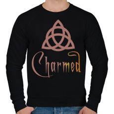 PRINTFASHION Charmed - Férfi pulóver - Fekete