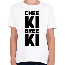PRINTFASHION Cheeki Breeki - Gyerek póló - Fehér gyerek póló