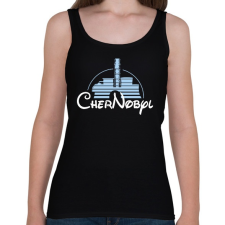 PRINTFASHION Chernobyl - Női atléta - Fekete női trikó