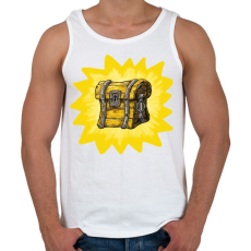 PRINTFASHION Chest - Fortnite - Férfi atléta - Fehér