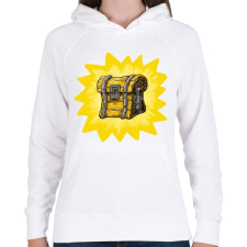 PRINTFASHION Chest - Fortnite - Női kapucnis pulóver - Fehér női pulóver, kardigán
