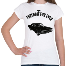 PRINTFASHION chevrolet impala 1967 - Női póló - Fehér
