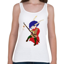 PRINTFASHION Chibi Elf lányka - Női atléta - Fehér női trikó