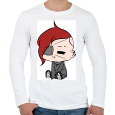 PRINTFASHION Chibi Victoria  - Férfi hosszú ujjú póló - Fehér