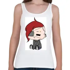 PRINTFASHION Chibi Victoria  - Női atléta - Fehér női trikó