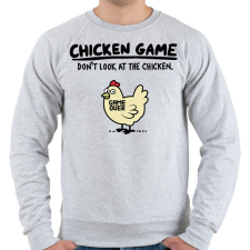 PRINTFASHION CHICKEN GAME - Férfi pulóver - Sport szürke férfi pulóver, kardigán