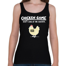 PRINTFASHION CHICKEN GAME  - Női atléta - Fekete női trikó