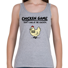 PRINTFASHION CHICKEN GAME - Női atléta - Sport szürke női trikó