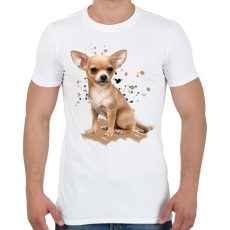 PRINTFASHION Chihuahua - Férfi póló - Fehér