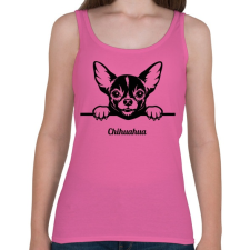 PRINTFASHION Chihuahua - Női atléta - Rózsaszín női trikó