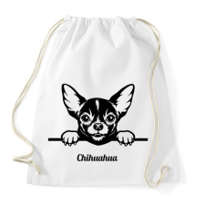 PRINTFASHION Chihuahua - Sportzsák, Tornazsák - Fehér tornazsák