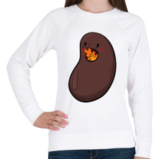 PRINTFASHION Chilis bab - Női pulóver - Fehér női pulóver, kardigán