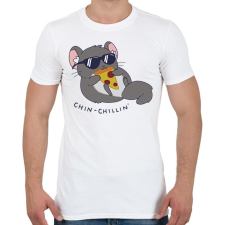 PRINTFASHION Chin-chillin' - Férfi póló - Fehér férfi póló