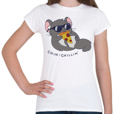 PRINTFASHION Chin-chillin' - Női póló - Fehér női póló