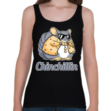 PRINTFASHION Chinchillin - Női atléta - Fekete