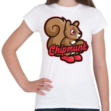 PRINTFASHION Chipmunk - Női póló - Fehér női póló