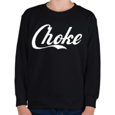 PRINTFASHION Choke - Gyerek pulóver - Fekete