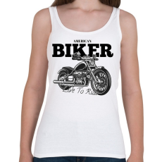 PRINTFASHION Chopper  - Női atléta - Fehér