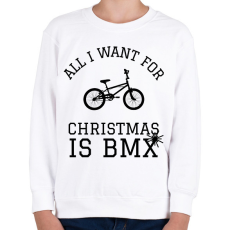 PRINTFASHION CHRISTMAS BMX - Gyerek pulóver - Fehér