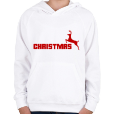 PRINTFASHION CHRISTMAS - Gyerek kapucnis pulóver - Fehér gyerek pulóver, kardigán