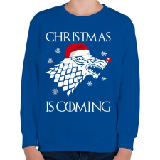 PRINTFASHION Christmas is coming! - Gyerek pulóver - Királykék gyerek pulóver, kardigán
