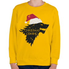 PRINTFASHION Christmas is coming - Trónok harca - Gyerek pulóver - Sárga gyerek pulóver, kardigán