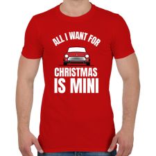 PRINTFASHION CHRISTMAS MINI - Férfi póló - Piros férfi póló