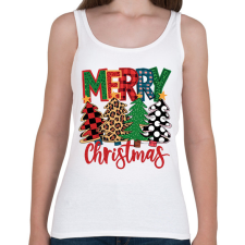 PRINTFASHION Christmas - Női atléta - Fehér női trikó
