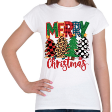 PRINTFASHION Christmas - Női póló - Fehér női póló