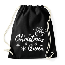 PRINTFASHION Christmas Queen - Sportzsák, Tornazsák - Fekete tornazsák