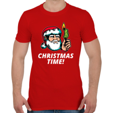PRINTFASHION Christmas Time - Férfi póló - Piros férfi póló