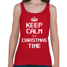 PRINTFASHION CHRISTMAS TIME - Női atléta - Cseresznyepiros női trikó