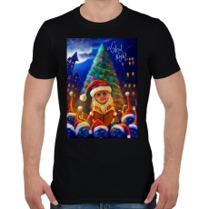 PRINTFASHION Christmasuj - Férfi póló - Fekete