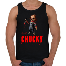 PRINTFASHION CHUCKY - Férfi atléta - Fekete atléta, trikó