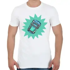 PRINTFASHION Chug Jug - Férfi póló - Fehér férfi póló