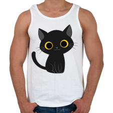 PRINTFASHION Cica - Férfi atléta - Fehér atléta, trikó