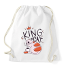 PRINTFASHION Cica király - Sportzsák, Tornazsák - Fehér